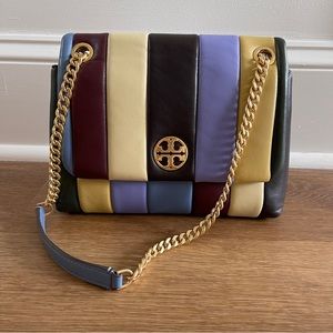 Tory Burch Multicolor Striped Shoulder Bag